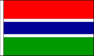 Gambia Table Flags